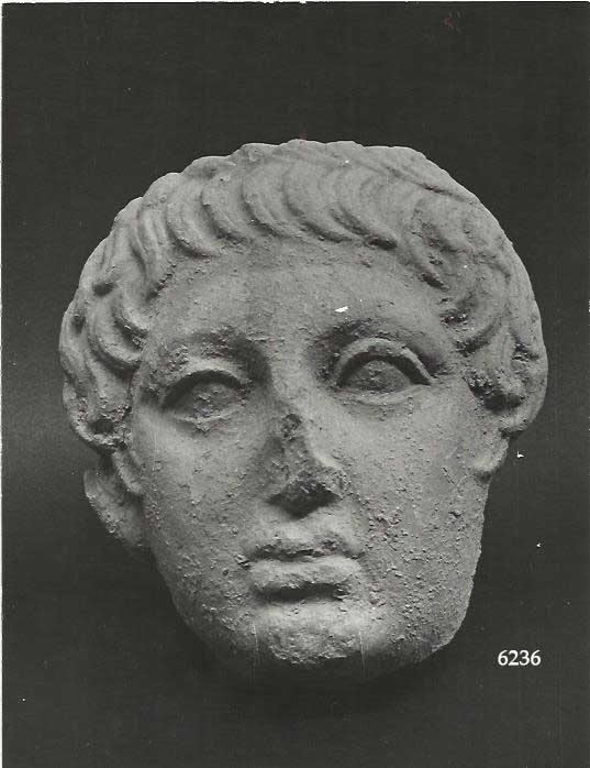 offerente (testa, Comella - Stefani, A1 II, terrecotte votive) (III a.C)