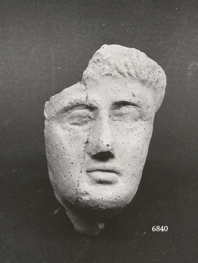 offerente (testa, Bonghi Jovino, tipo Q VII, terrecotte votive) (III-II a.C)