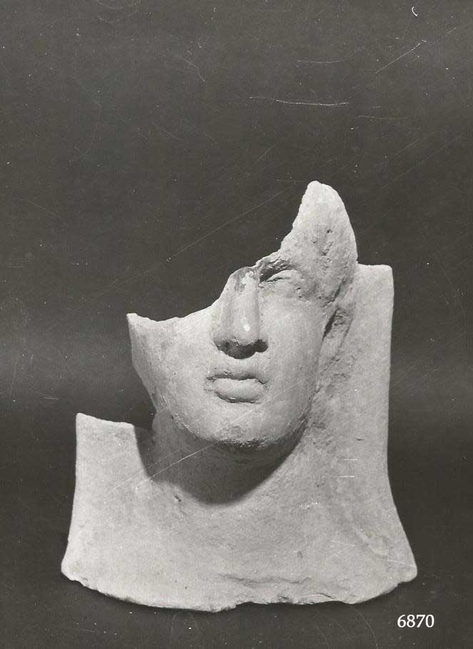 offerente "velato capite" (testa, Marinucci, K IX a1, terrecotte votive) (IV - II a.C)