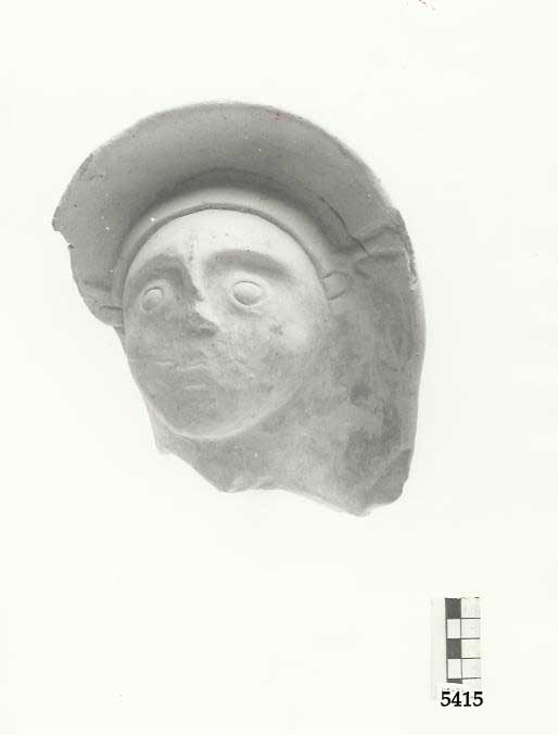 offerente (testa, Marinucci U II a1, terrecotte votive) - produzione locale (?) (IV - II a.C)