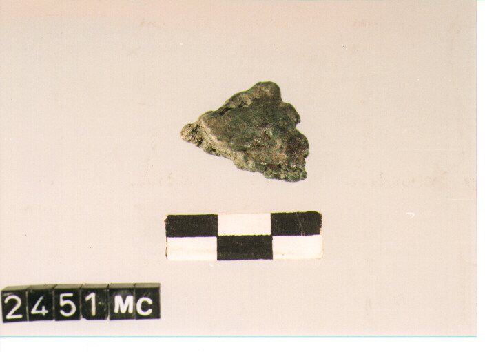 SCORIA DI LAVORAZIONE - CULTURA TOMBE A FOSSA (SECC. IX/VIII A.C)