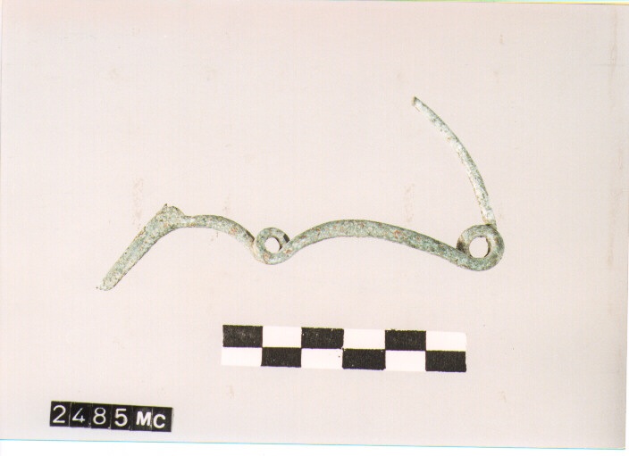 FIBULA SERPEGGIANTE, ORSI ,TIPO SICULO - CULTURA TOMBE A FOSSA (SECC. IX/VIII A.C)