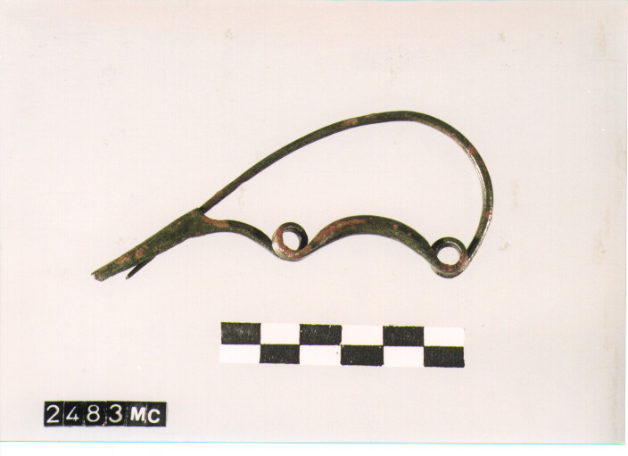 FIBULA SERPEGGIANTE, ORSI ,TIPO SICULO - CULTURA TOMBE A FOSSA (SECC. IX/VIII A.C)
