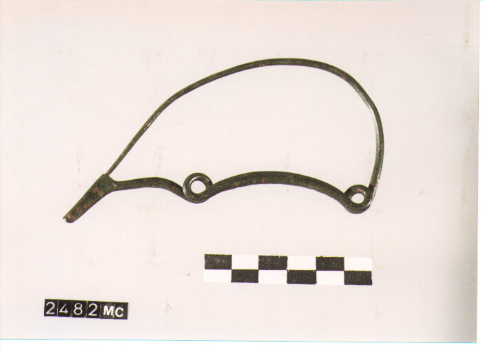 FIBULA SERPEGGIANTE, ORSI ,TIPO SICULO - CULTURA TOMBE A FOSSA (SECC. IX/VIII A.C)