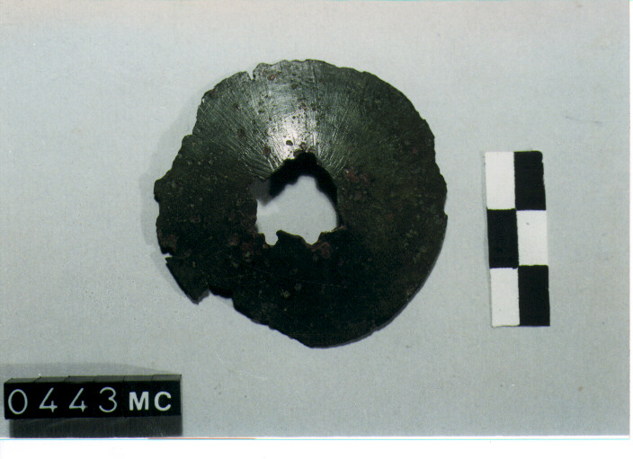 DISCHETTO - CULTURA TOMBE A FOSSA (SECC. IX/VIII A.C)