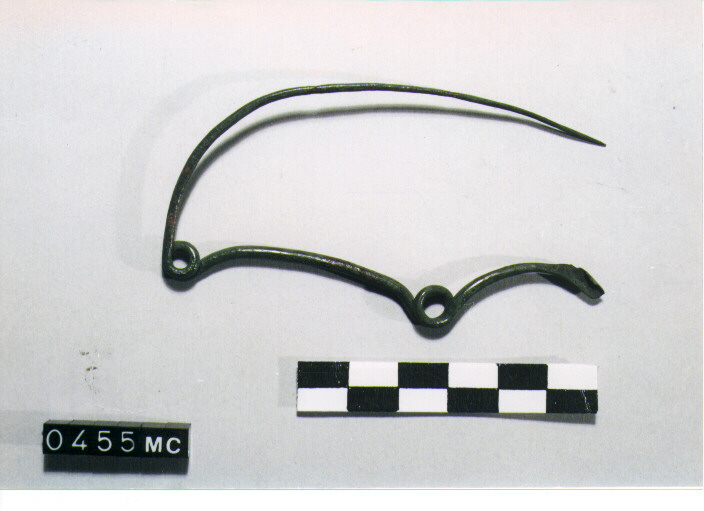 FIBULA SERPEGGIANTE, ORSI, TIPO SICULO - CULTURA TOMBE A FOSSA (SECC. IX/VIII A.C)