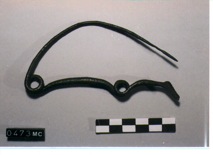 FIBULA SERPEGGIANTE, ORSI, TIPO SICULO - CULTURA TOMBE A FOSSA (SECC. IX/VIII A.C)