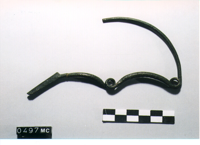 FIBULA SERPEGGIANTE, ORSI, TIPO SICULO - CULTURA TOMBE A FOSSA (SECC. IX/ VIII A.C)