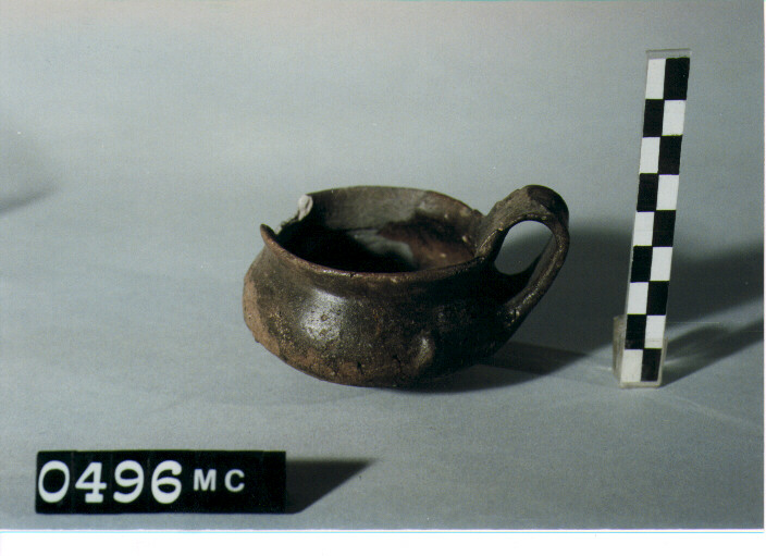 TAZZA - CULTURA TOMBE A FOSSA (SECC. IX/ VIII A.C)