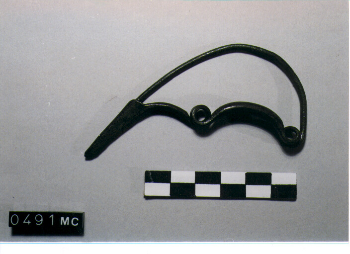 FIBULA SERPEGGIANTE, ORSI, TIPO SICULO - CULTURA TOMBE A FOSSA (SECC. IX/ VIII A.C)