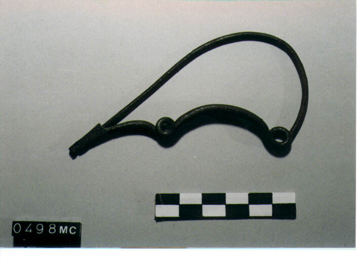 FIBULA SERPEGGIANTE, ORSI, TIPO SICULO - CULTURA TOMBE A FOSSA (SECC. IX/ VIII A.C)