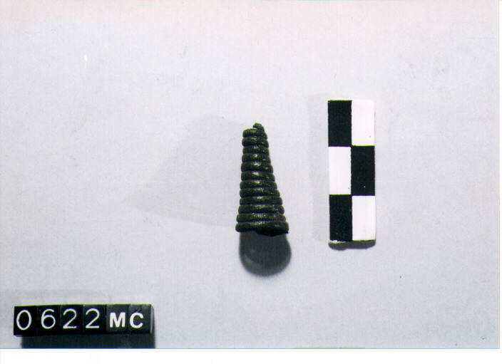 SPIRALE - CULTURA TOMBE A FOSSA (SECC. IX/VIII A.C)