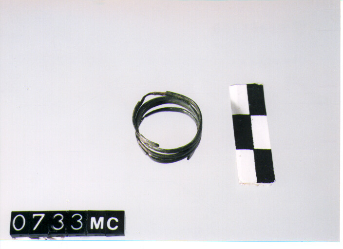 SPIRALE - CULTURA TOMBE A FOSSA (SECC. IX/VIII A.C)