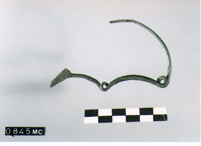 FIBULA SERPEGGIANTE, ORSI ,TIPO SICULO - CULTURA TOMBE A FOSSA (SECC. IX/VIII A.C)