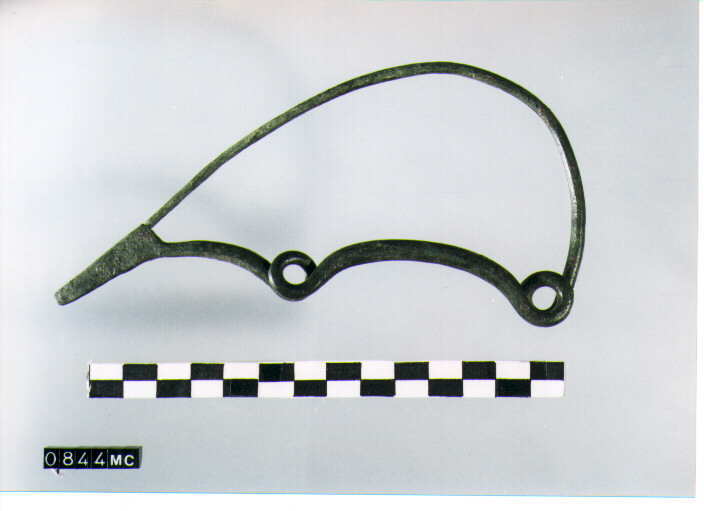 FIBULA SERPEGGIANTE, ORSI ,TIPO SICULO - CULTURA TOMBE A FOSSA (SECC. IX/VIII A.C)