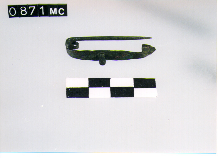 FIBULA A QUATTRO SPIRALI/ FRAMMENTO - CULTURA TOMBE A FOSSA (SEC. VIII A.C)