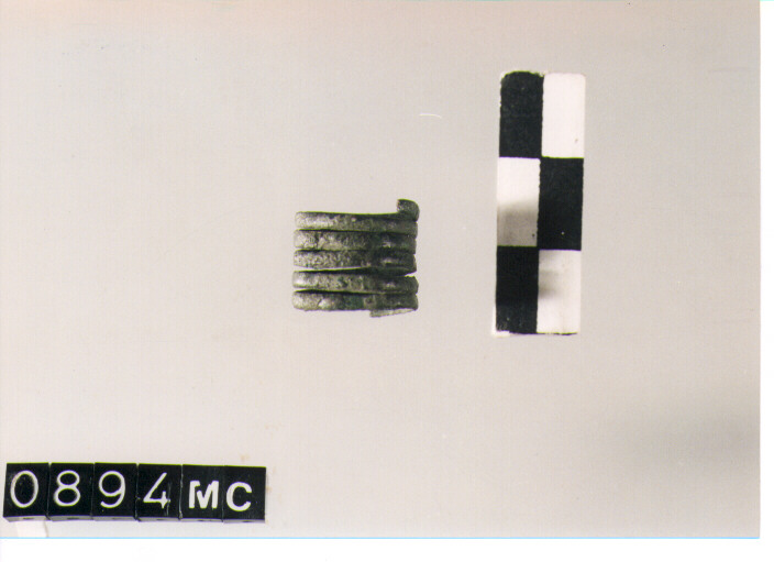 SPIRALE - CULTURA TOMBE A FOSSA (SECC. IX/VIII A.C)
