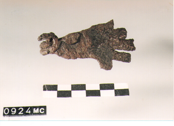 fibula/ frammento - CULTURA TOMBE A FOSSA (SECC. IX/VIII A.C)