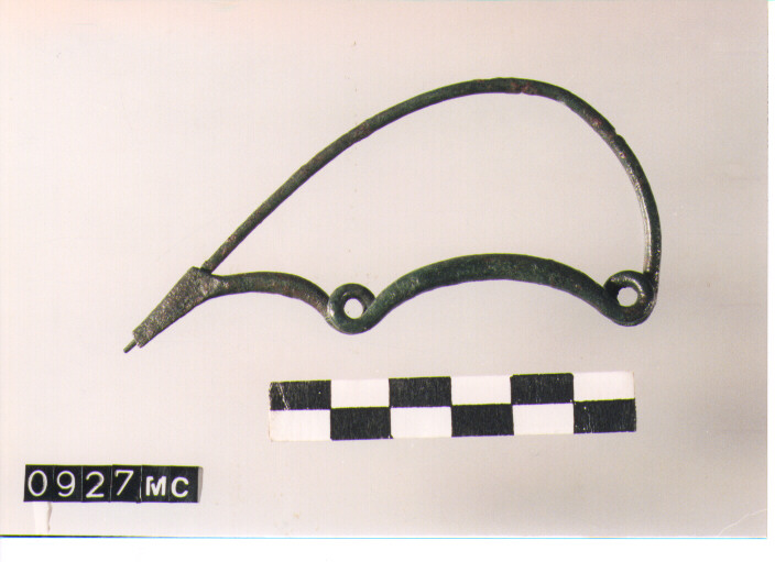 FIBULA SERPEGGIANTE, ORSI ,TIPO SICULO - CULTURA TOMBE A FOSSA (SECC. IX/VIII A.C)