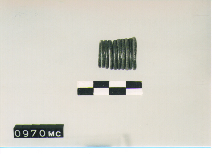 SPIRALE - CULTURA TOMBE A FOSSA (SECC. IX/VIII A.C)