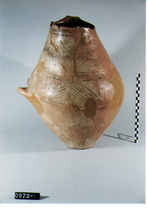 VASO BICONICO - CULTURA TOMBE A FOSSA (SEC. VIII A.C)