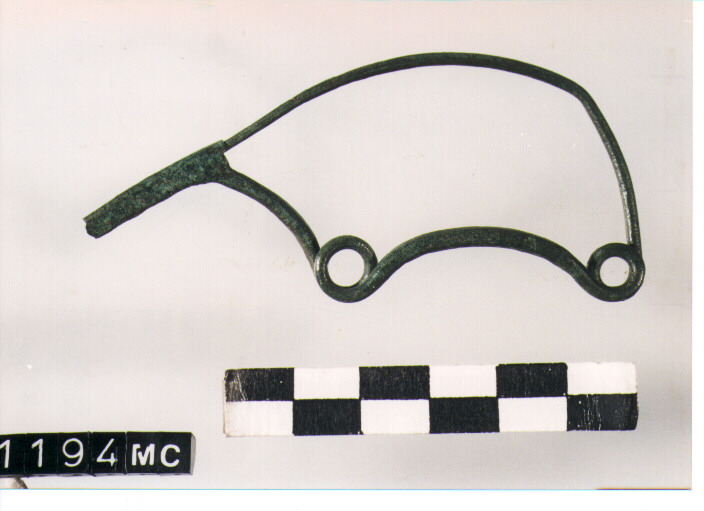 FIBULA SERPEGGIANTE, ORSI ,TIPO SICULO - CULTURA TOMBE A FOSSA (SECC. IX/VIII A.C)