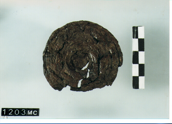 FIBULA AD OCCHIALI - CULTURA TOMBE A FOSSA (SECC. IX/VIII A.C)