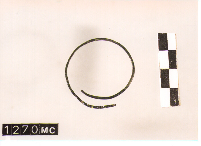 orecchino a spirale - CULTURA TOMBE A FOSSA (SECC. IX/VIII A.C)