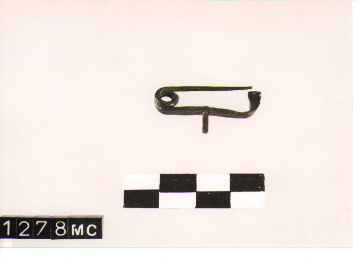 FIBULA A PLACCHETTA - CULTURA TOMBE A FOSSA (SEC. VIII A.C)
