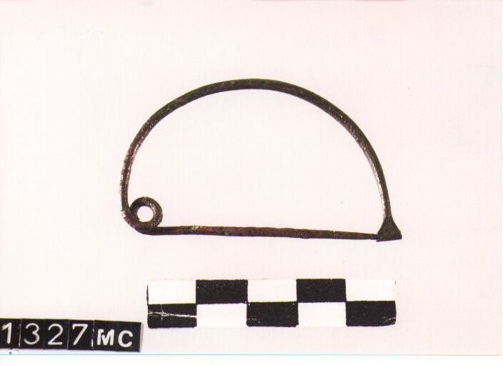 FIBULA AD ARCO SEMPLICE - CULTURA TOMBE A FOSSA (SEC. IX A.C)