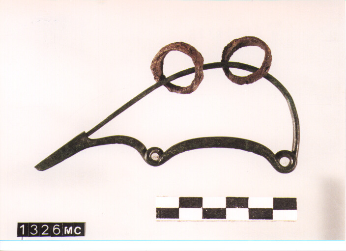 FIBULA SERPEGGIANTE, ORSI ,TIPO SICULO - CULTURA TOMBE A FOSSA (SECC. IX/VIII A.C)