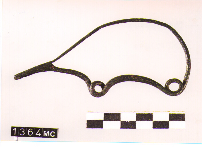 FIBULA SERPEGGIANTE, ORSI ,TIPO SICULO - CULTURA TOMBE A FOSSA (SECC. IX/VIII A.C)