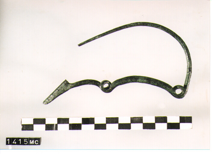 FIBULA SERPEGGIANTE, ORSI ,TIPO SICULO - CULTURA TOMBE A FOSSA (SECC. IX/VIII A.C)
