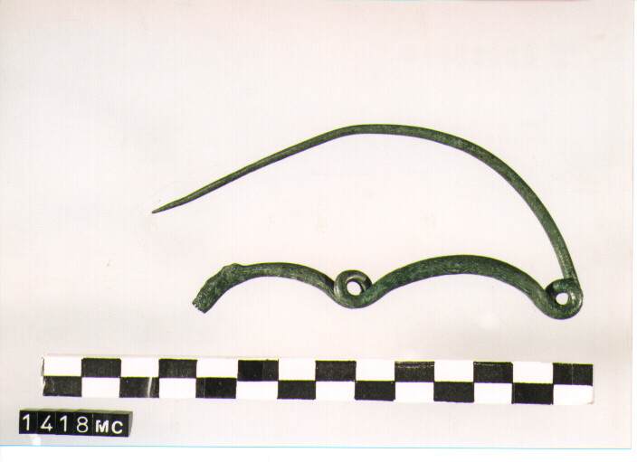 FIBULA SERPEGGIANTE, ORSI ,TIPO SICULO - CULTURA TOMBE A FOSSA (SECC. IX/VIII A.C)