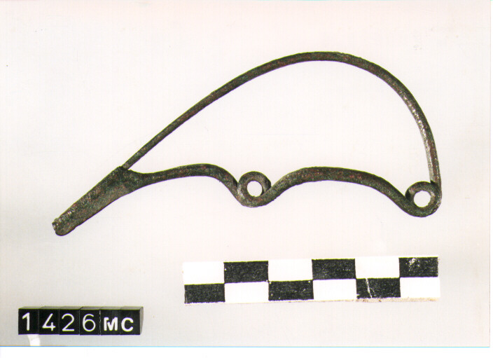 FIBULA SERPEGGIANTE, ORSI ,TIPO SICULO - CULTURA TOMBE A FOSSA (SECC. IX/VIII A.C)