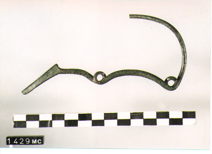 FIBULA SERPEGGIANTE, ORSI ,TIPO SICULO - CULTURA TOMBE A FOSSA (SECC. IX/VIII A.C)