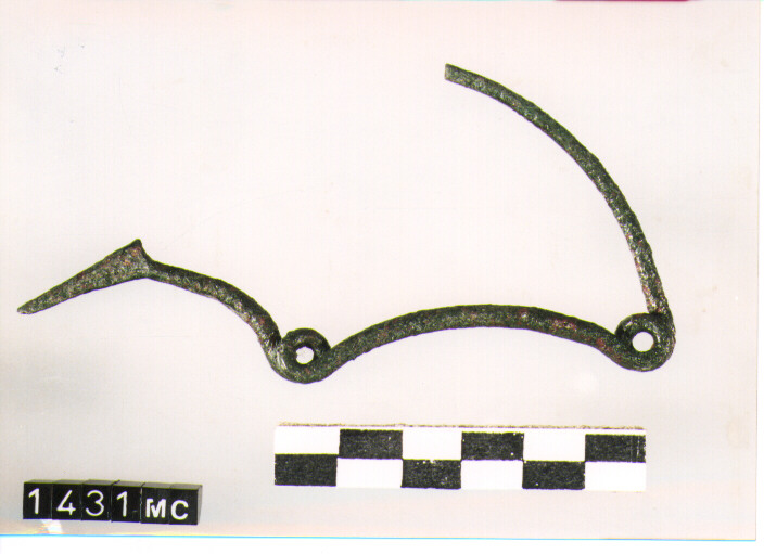 FIBULA SERPEGGIANTE, ORSI ,TIPO SICULO - CULTURA TOMBE A FOSSA (SECC. IX/VIII A.C)
