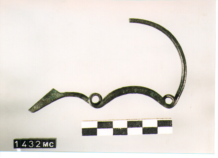 FIBULA SERPEGGIANTE, ORSI ,TIPO SICULO - CULTURA TOMBE A FOSSA (SECC. IX/VIII A.C)