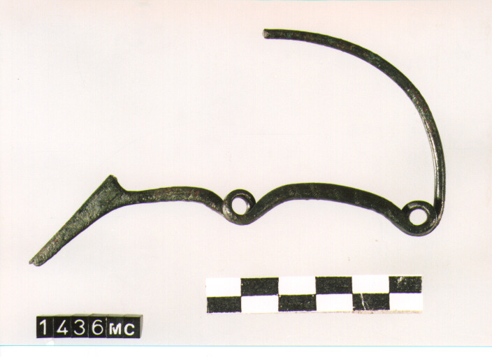 FIBULA SERPEGGIANTE, ORSI ,TIPO SICULO - CULTURA TOMBE A FOSSA (SECC. IX/VIII A.C)