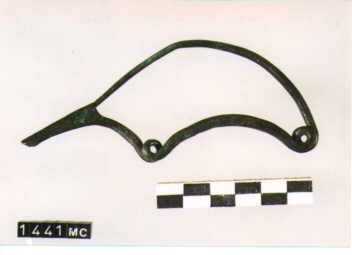 FIBULA SERPEGGIANTE, ORSI ,TIPO SICULO - CULTURA TOMBE A FOSSA (SECC. IX/VIII A.C)