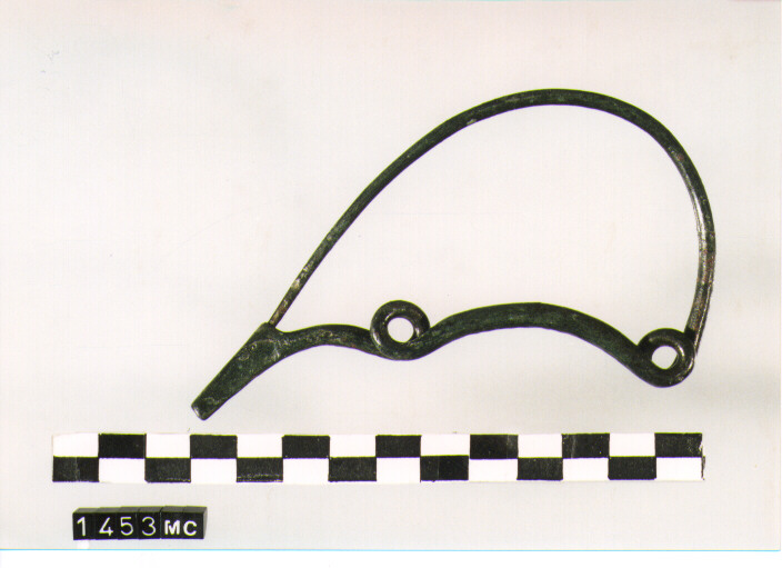 FIBULA SERPEGGIANTE, ORSI ,TIPO SICULO - CULTURA TOMBE A FOSSA (SECC. IX/VIII A.C)