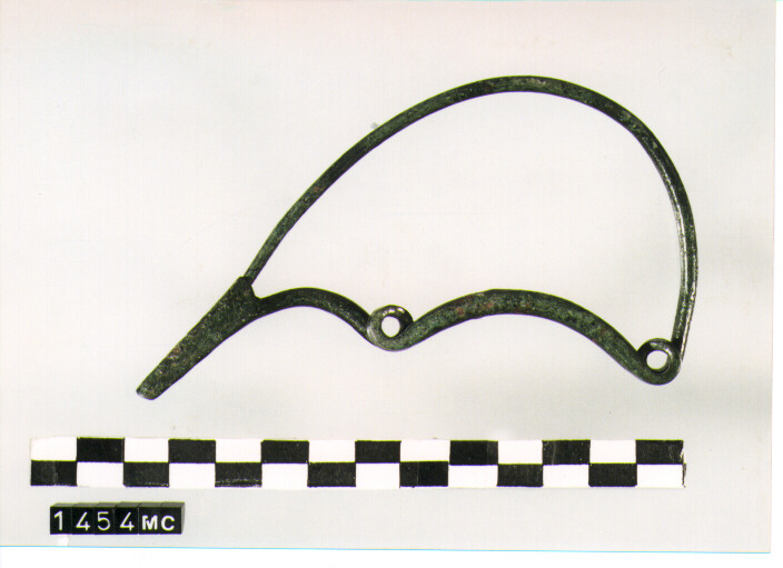 FIBULA SERPEGGIANTE, ORSI ,TIPO SICULO - CULTURA TOMBE A FOSSA (SECC. IX/VIII A.C)