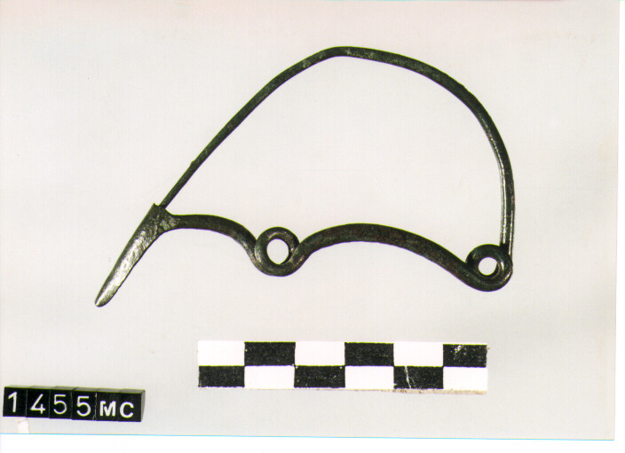 FIBULA SERPEGGIANTE, ORSI ,TIPO SICULO - CULTURA TOMBE A FOSSA (SECC. IX/VIII A.C)