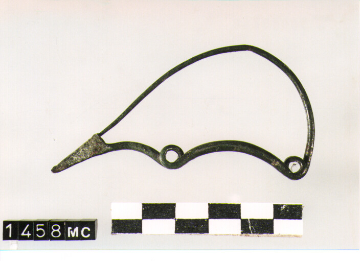 FIBULA SERPEGGIANTE, ORSI ,TIPO SICULO - CULTURA TOMBE A FOSSA (SECC. IX/VIII A.C)