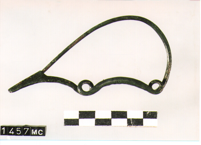 FIBULA SERPEGGIANTE, ORSI ,TIPO SICULO - CULTURA TOMBE A FOSSA (SECC. IX/VIII A.C)