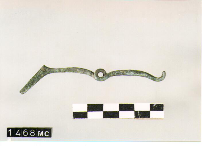 FIBULA SERPEGGIANTE, ORSI ,TIPO SICULO - CULTURA TOMBE A FOSSA (SECC. IX/VIII A.C)