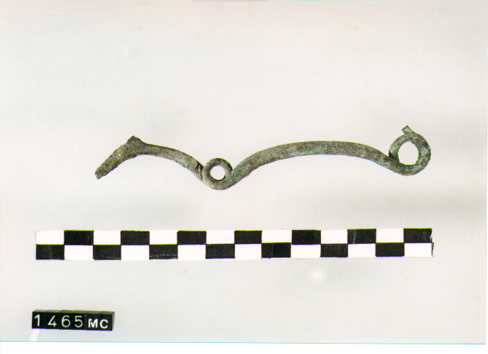 FIBULA SERPEGGIANTE, ORSI ,TIPO SICULO - CULTURA TOMBE A FOSSA (SECC. IX/VIII A.C)