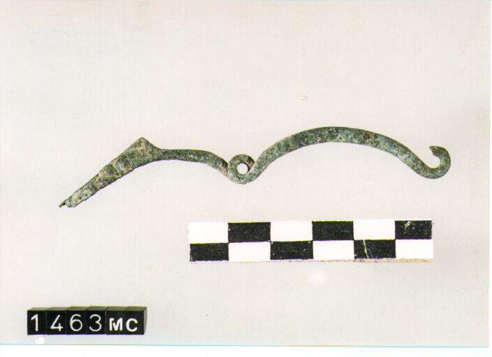 FIBULA SERPEGGIANTE, ORSI ,TIPO SICULO - CULTURA TOMBE A FOSSA (SECC. IX/VIII A.C)