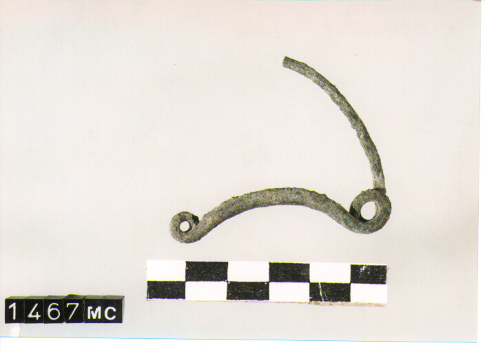 FIBULA SERPEGGIANTE, ORSI ,TIPO SICULO - CULTURA TOMBE A FOSSA (SECC. IX/VIII A.C)