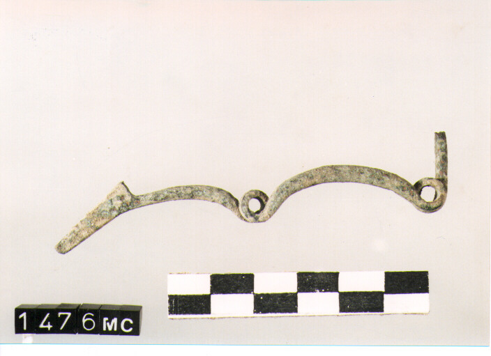 FIBULA SERPEGGIANTE, ORSI ,TIPO SICULO - CULTURA TOMBE A FOSSA (SECC. IX/VIII A.C)